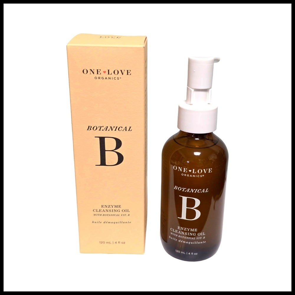 One Love Organics Botanical B Enzyme Cleansing Oil with Vit B 4oz New in Box